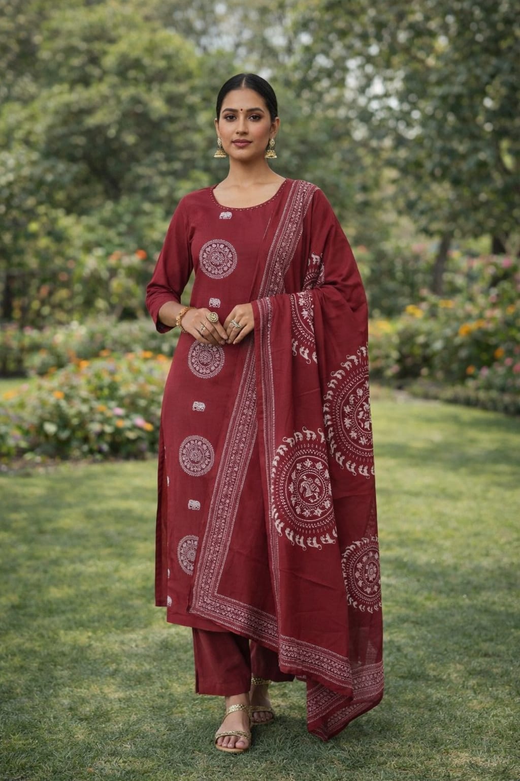 Ethnic Cotton Suit