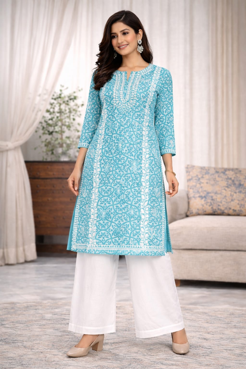 pure cotton kurti