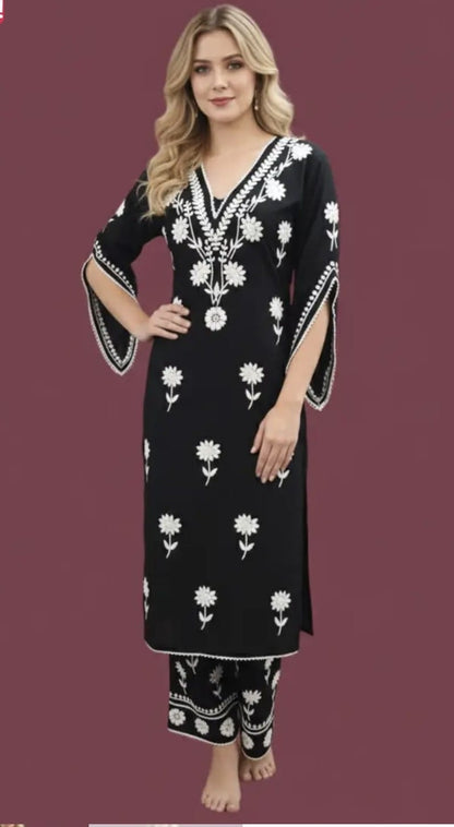 Ethnic chikankari suits