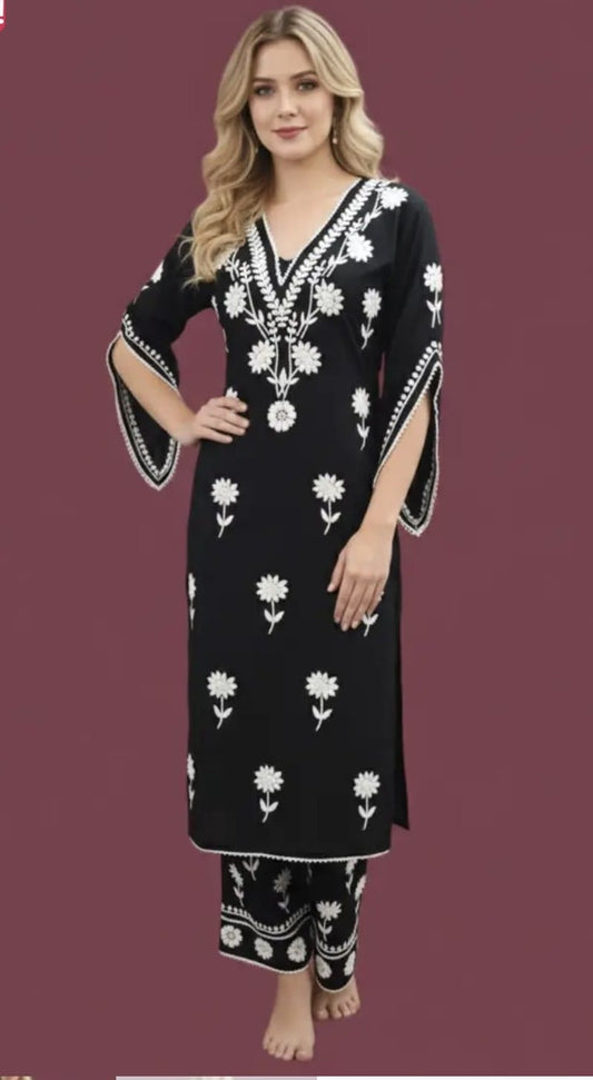 Ethnic chikankari suits