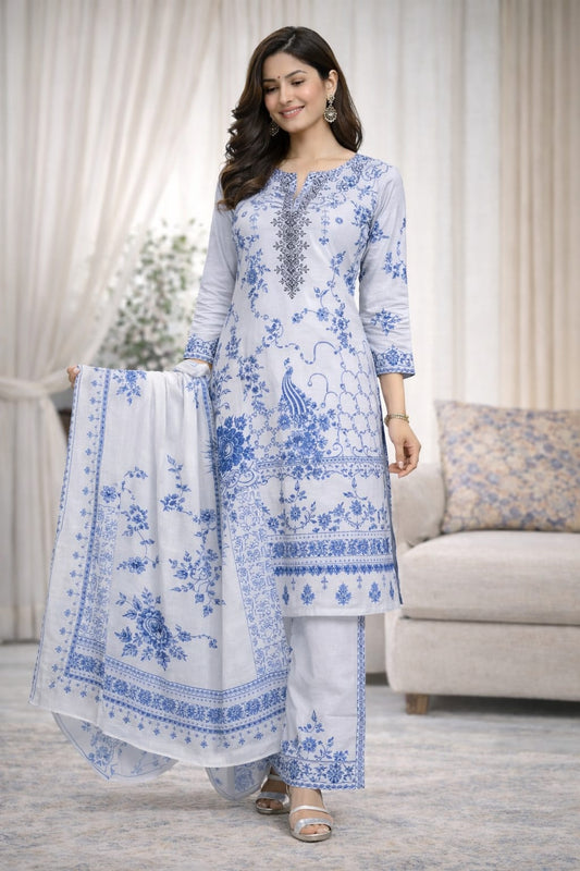 Linen stylish 3 pc suit