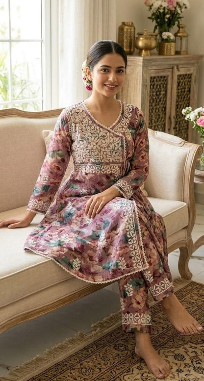 stylish comfortable chikan suit