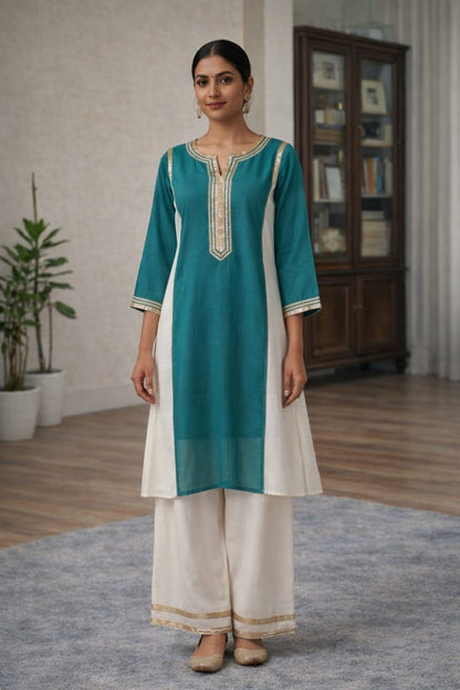 Beautiful mal chanderi suit